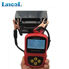 Motorcycle battery tester Motorcycle font b Diagnostic b font font b Tool b font MICRO 30