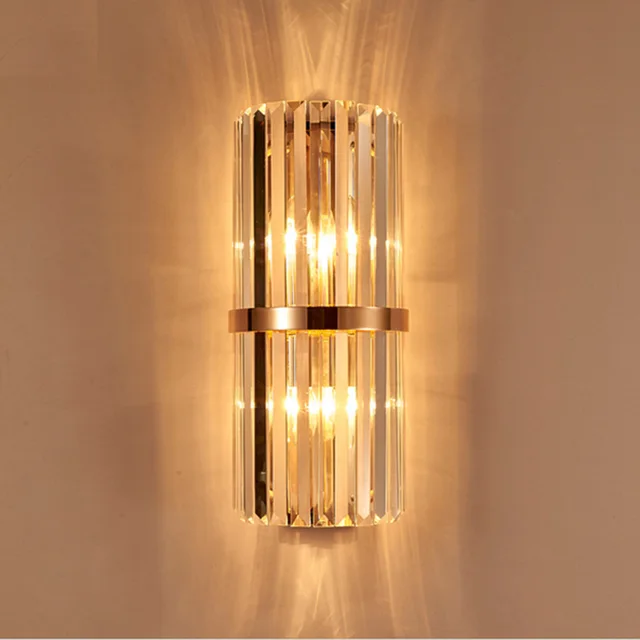 K9 Cristal Applique Murale Chambre Applique Avec Interrupteur Salon