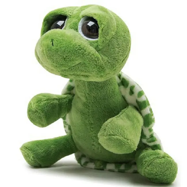 Stuffed plush animals 20cm Stuffed Plush Animals Super Green Big Eyes Stuffed Tortoise Turtle Animal Plush Baby Toy Gift  (1)
