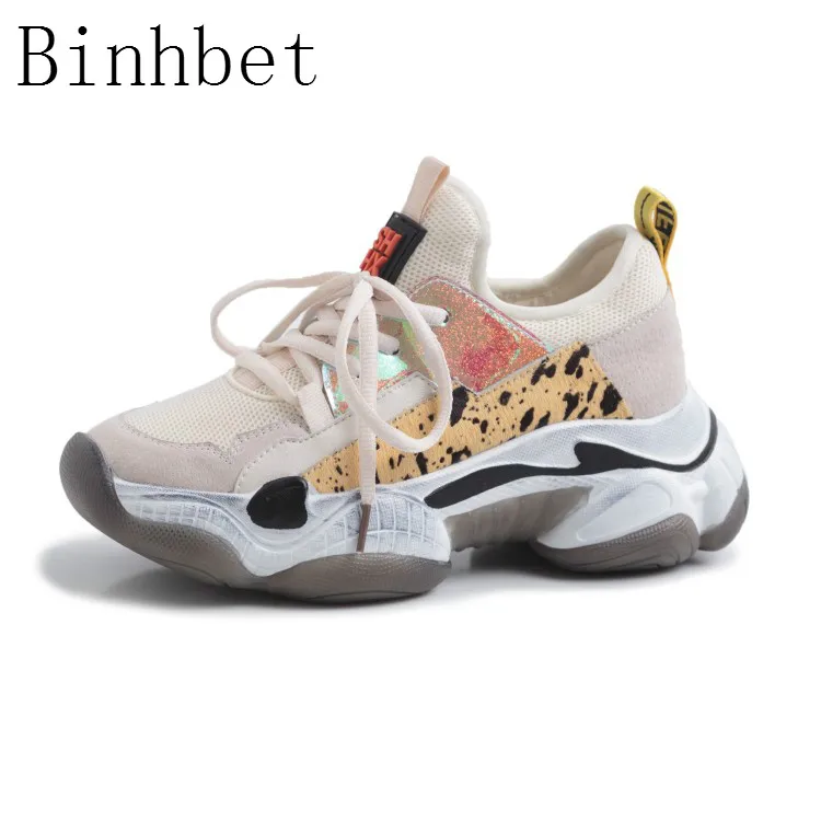 

2019 New Summer INS Hot Women Sneakers Cow Leather Suede Large Size 35-42 Women Horsehair Flat platform Shoes Woman