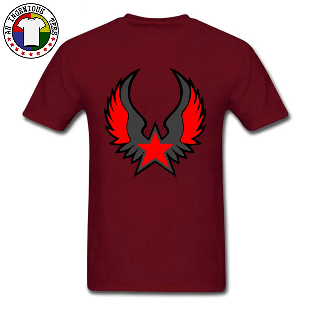 New Coming red star emblem Normal T Shirt Crew Neck Cotton Fabric Men Tops & Tees Short Sleeve Summer/Autumn Normal T Shirts red star emblem maroon