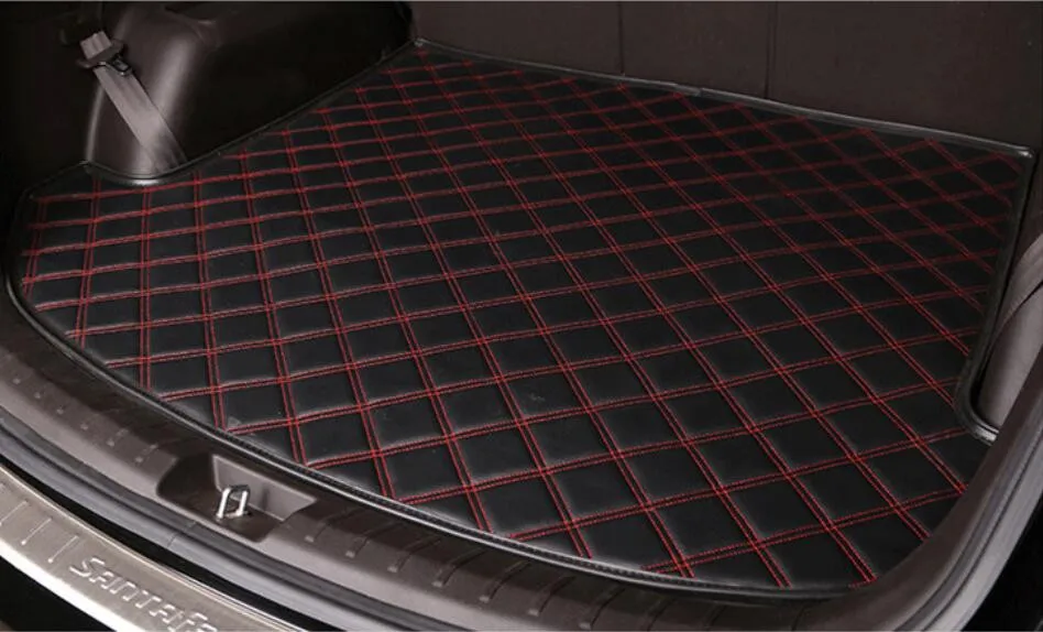 

Auto Cargo Liner Trunk Mats For BMW X5 F15 X5M xDrive 2014-2017 Boot Mat High Quality New Soft Leather Mats Free shipping