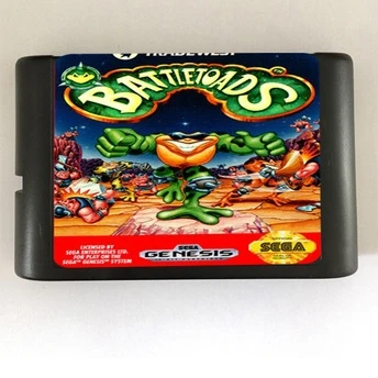 

Top quality 16 bit Sega MD game Cartridge for Megadrive Genesis system --- Battletoads