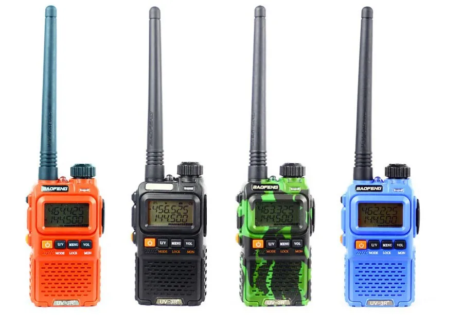 2 шт BaoFeng Pofung UV-3R плюс дальний беспроводной портативный WalkieTalkie двухдиапазонный Профессиональный fm-трансивер 2 способа радио