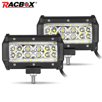 

2 pcs 5 inch 80W LED Work Light Bar Headlight Spotlights Combo Beam For Tractor Boat Kamaz ATV Jeep UZA Offroad Fog Lamp DRL
