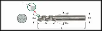 

D4*12*D4*50*3T Solid Carbide Aluminum End mills for High Speed and feed 3 Flute Metric Size