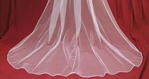Bridal Veil White Ivory Two layer long Velo de novia Wedding accessories