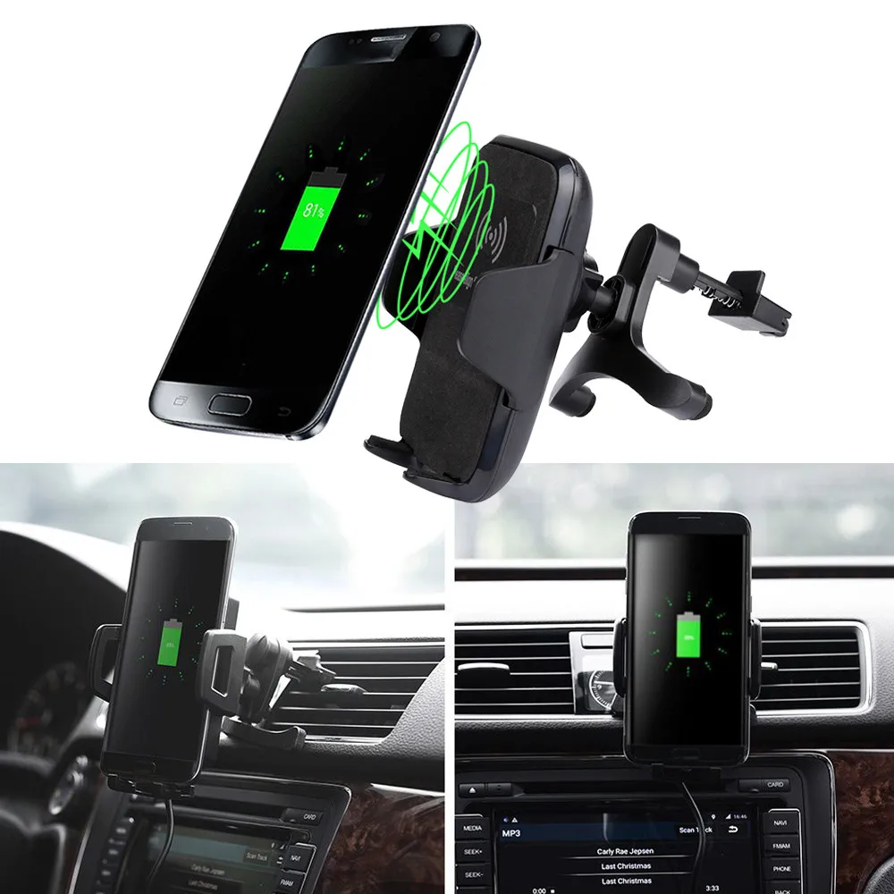 Car Usb Charger Car Mount Wireless Charger Vehicle Dock Charging Stand