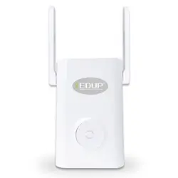 EDUP 2,4/5 ГГц Беспроводной Wi-Fi ретранслятор AC 1200 Мбит Dual Band Wi Fi Range Extender 802.11AC сигнала Wi-Fi усилитель 2*4 дБи антенны