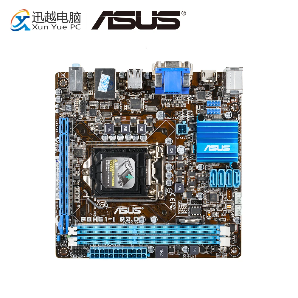 

Asus P8H61-I R2.0 Desktop Motherboard H61 Socket LGA 1155 i3 i5 i7 DDR3 16G Mini- ITX On Sale