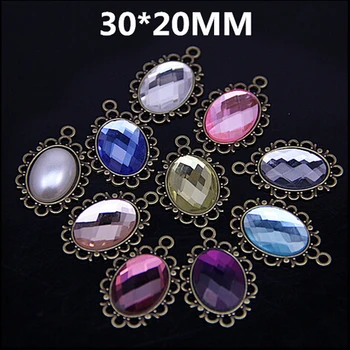 

Free shipping 50pcs/lot Mix Rhinestone decoration Vintage Alloy Flowers Shape jewelry Charms diy necklace/bracelet pendants