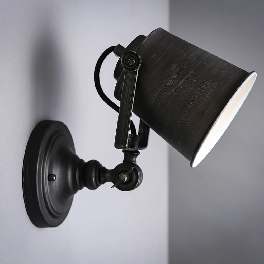Vintage Adjustable LED Light Swing Arm Wall Lights Nordic Wall Lamp