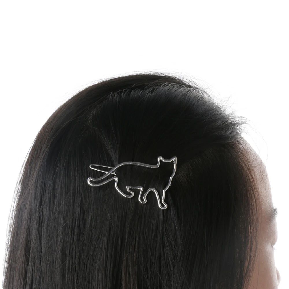1 шт., женские корейские заколки для волос, золотые, серебряные шпильки геометрической формы, милые, для девочек, модные аксессуары для волос для рождественской вечеринки