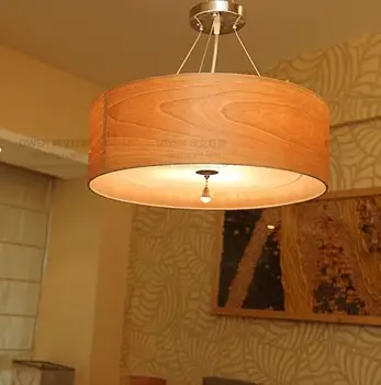 

Solid wood study, chandelier, natural potassium, Nordic wind, idyllic room MZ27