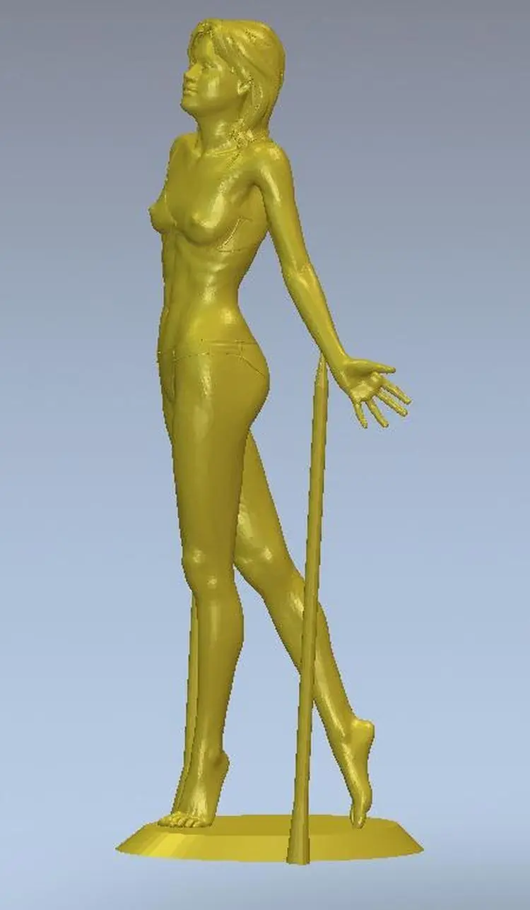 3d модель рельef с ЧПУ в формате STL для девочек палочками|3d model relief|3d relief modelfor cnc |
