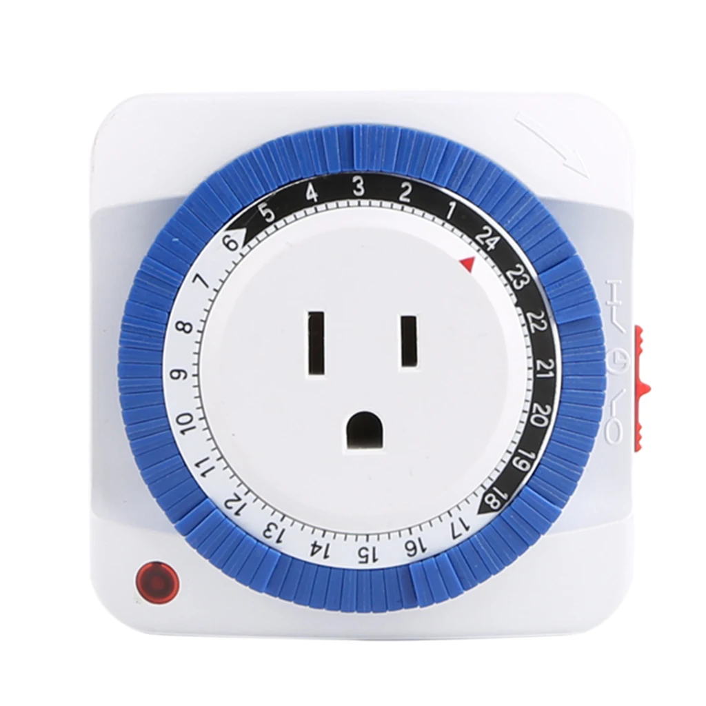 plug in mechanical segment timer switch 24hour socket wall plate us standard wall socket electric timer 