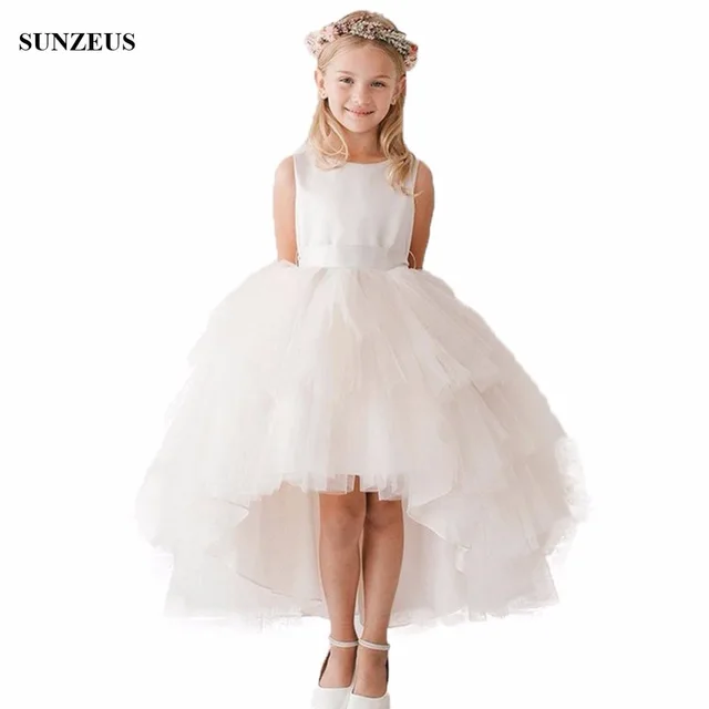 low back flower girl dress