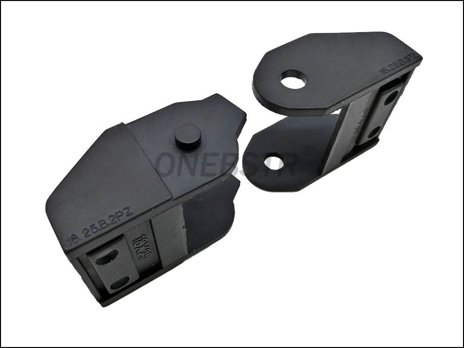 JFLO One Pair of 18x25 Drag Chain end Connectors Plastic towline Joints Cable Wire Carrier Bridge non opening drag chain jionts 8