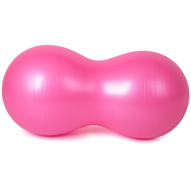 Anti-Burst Peanut Yoga Ball for Home Exercise Sports Gym Yoga Fitness Pilates Training