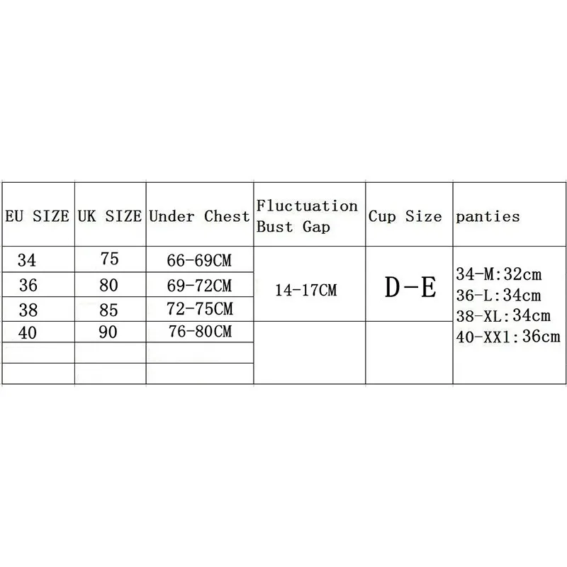 2 шт/комплект Для женщин Мягкий бюстгальтер с эффектом пуш ап Для женщин сексуальное кружевное нижнее белье для женщин, бюстгальтер с рисунком бюстгальтер на косточках комплект нижнего белья 34/36/38/40 с чашками D E
