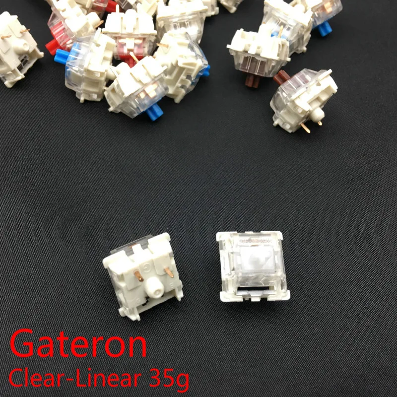 Gateron Smd Pin Hot Swap Rgb Switches Preto Vermelho Marrom Azul Claro Verde Amarelo Apto para Teclado Mecânico Gk61gk64 Rk68 - Imagem 4