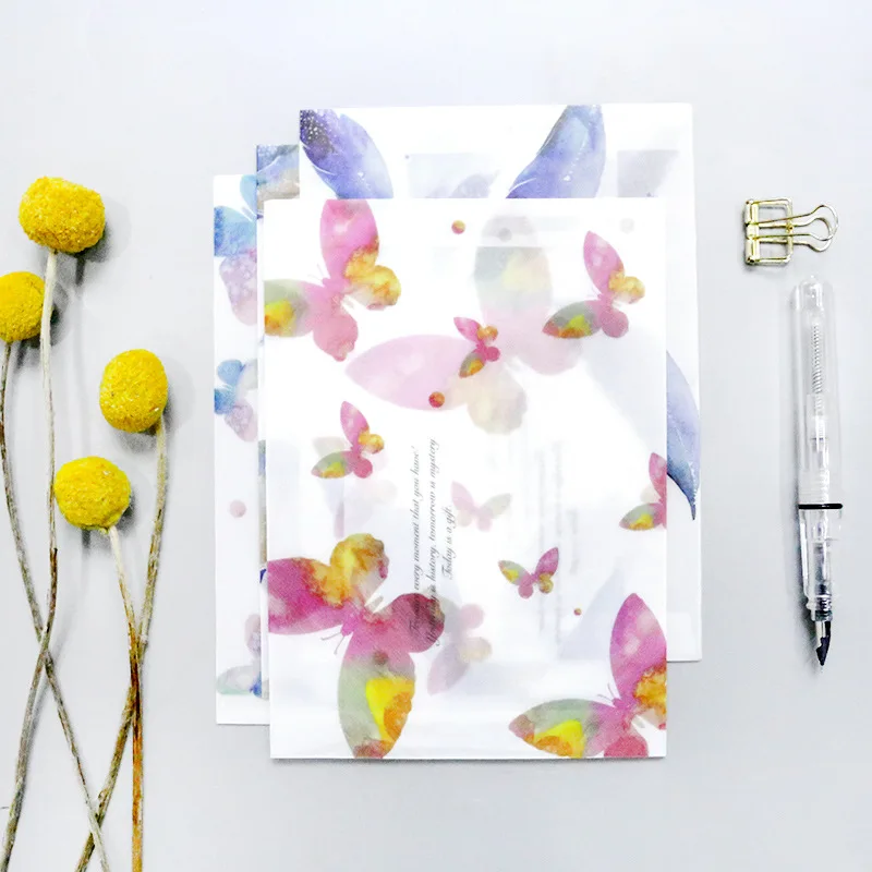 Download 45 pcs/set Cartoon ordinary paper gift Butterfly Envelopes ...