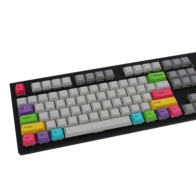 IDOBAO Teclado Mecanico Cherry Mx Красный высокоцветный Pbt Keycap 14 Key Dye Sub Top печатная Механическая игровая клавиатура Rgb