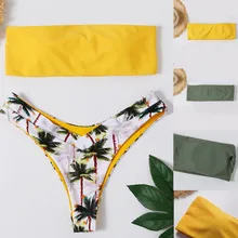 Women's Swimsuits Bather Swimwear Biquini Sexy Print Padded Swimwear Bathing Beachwear Swimming Tops Bathing Suit Swimsuit