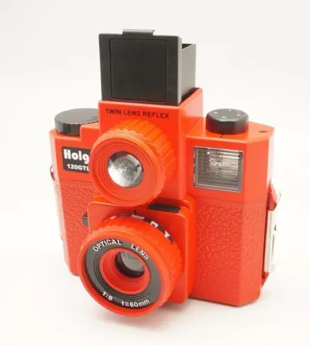 HOLGA 120TLR/120 TLR двойной объектив рефлекторная пленка среднего формата Красный ЛОМО бренд