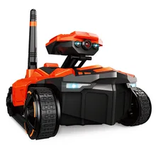 Mini Wifi RC טנק עם מצלמה טלפון IOS אנדרואיד שלט רחוק צעצועי RC רובוט טנקים שידור בזמן אמת מתנות לילדים(China)