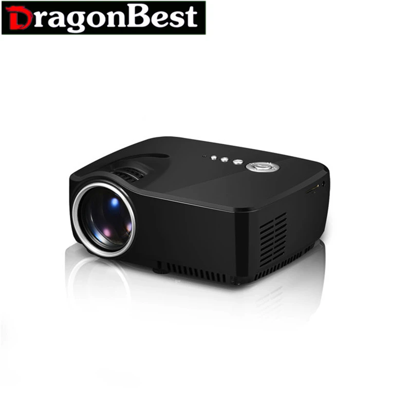 

GP70 projector 800 Lumens mini Projector Support 800 x 480 Analog TV LED Projector Full HD 1080P 3D Projector Better UC40