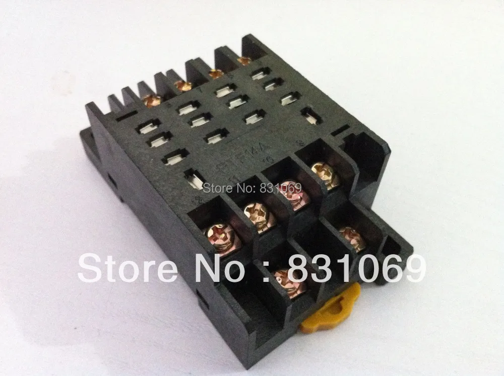 10 комплектов LY4NJ HH64P AC 110 В катушка 14PIN 10A реле питания 4PDT с гнездом PTF14A|relay rating|relay