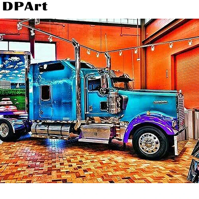 

Diamond Painting Full Square/Round Drill Truck Cloud Room 5D Daimond Painting Embroidery Cross Stitch Kit Mosaic Rhinestone T113