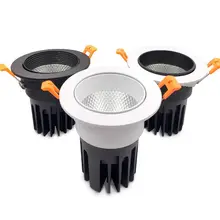 LukLoy литье COB утопленный прожектор светодиодный встроенный, потолочный светильник, большой офисный музейный магазин одежды