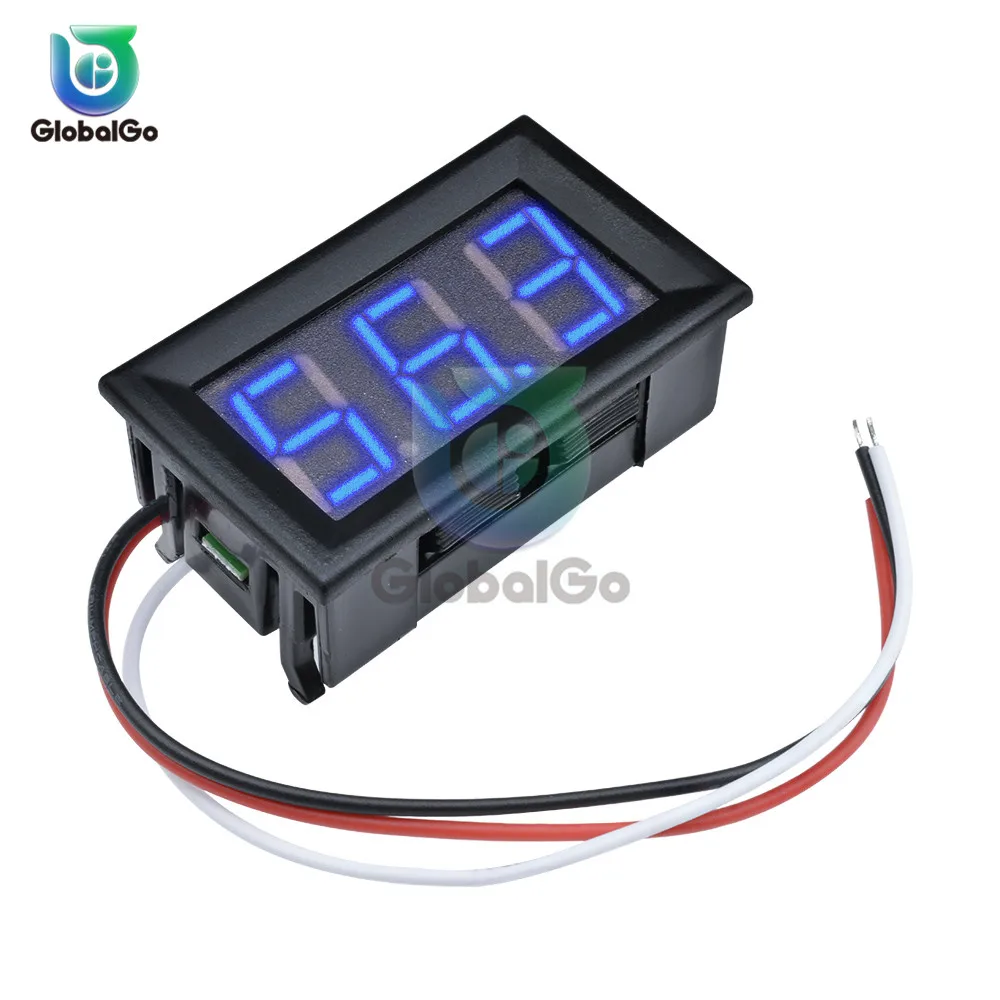 

DC 0-99.9V 0.56 Inch Mini Digital Voltmeter 0.56 '' Digital Voltmeter Voltage Volt Panel Meter Electromobile Motorcycle Car