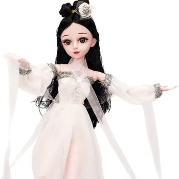 

60 CM/22 Inches 1/3 Fashion Princess Dolls 16/20 Joints DIY Makeup Dressup Pricess Weeding Dolls Toy for Children Birthday Gifts