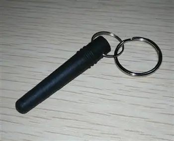 

45*8mm 125KHz TK4100 EM4100 keyfobs RFID key fobs ID keychains 100PCS/LOT