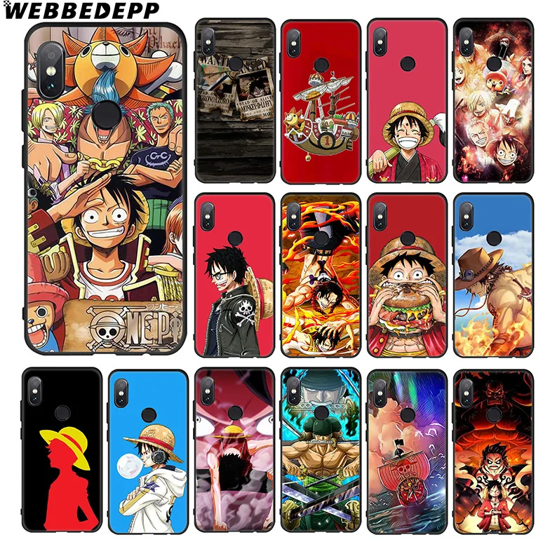 Мягкий чехол WEBBEDEPP One Piece Hero для Xiaomi 9 8 SE 6 A1 A2 Lite MIA1 MIA2 MI8 MI6 MAX 3 POCOPHONE F1 |