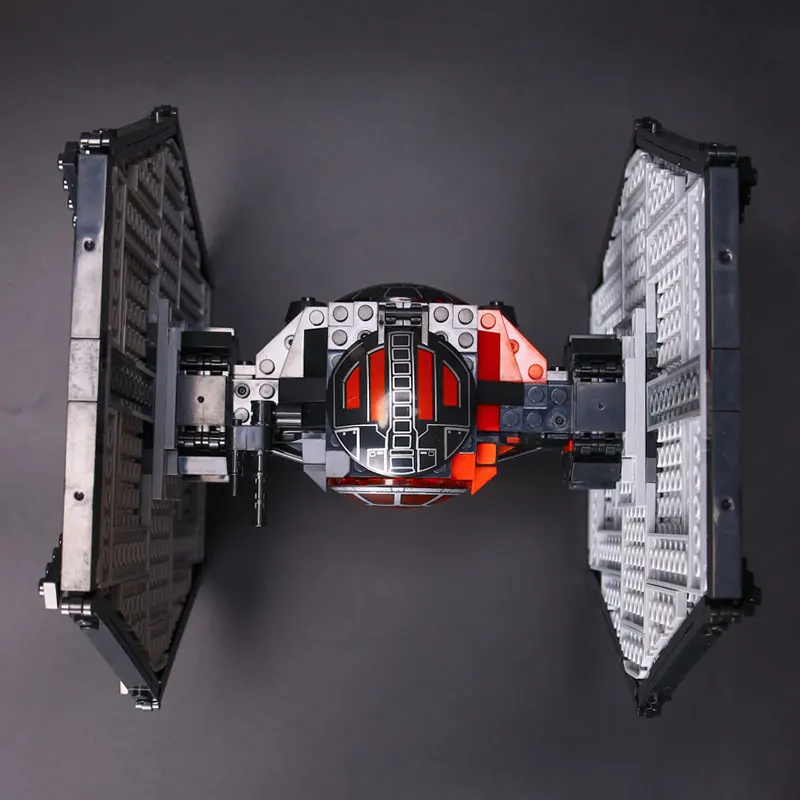 Lepin-05005-The-First-Order-Tie-Set-Fighter-Genuine-Star-Plan-DIY-75101-Building-Blocks-Bricks