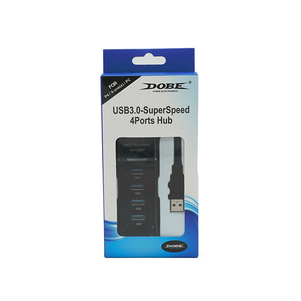 DOBE 4 порта концентратор USB 3,0 Супер скорость высокая скорость для PS4/S/Pro для Xbox One/S/360 для ПК-черный