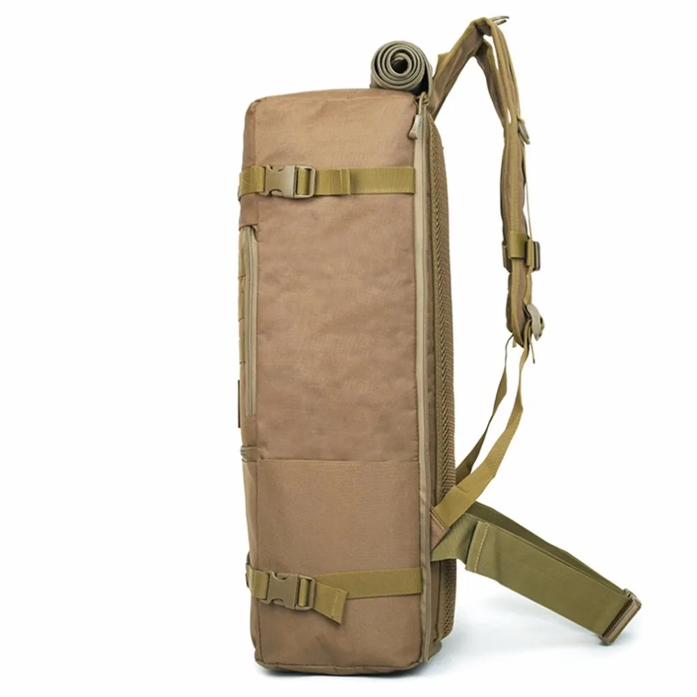 60L большой Ёмкость открытый спортивный рюкзак Многофункциональный тактическая сумка унисекс Пеший Туризм восхождение рюкзак ткань