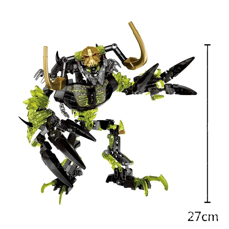 Продажа Bevle 2017 XSZ 614 Биохимический воин Bionicle умарак Разрушитель строительный блок игрушки совместим с Bela Bionicle 71316