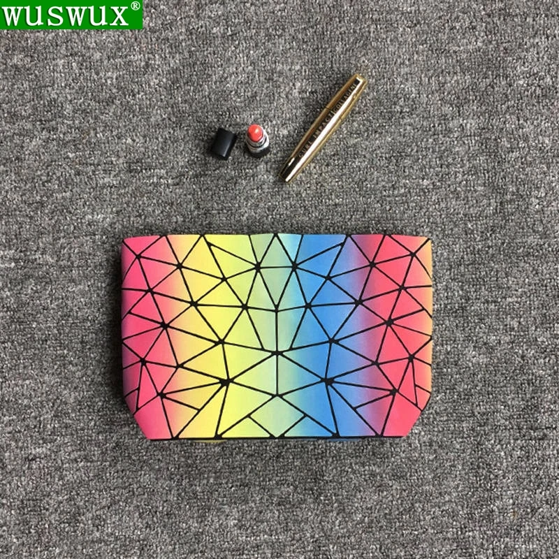 

new fashion rainbow chain bag women shoulder bag casual geometry crossbody bags messenger pouch for ladies