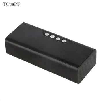 

TCunPT New Portable Bluetooth Speaker 10W Wireless Desktop Loudspeaker Support FM Radio AUX TF Card USB with Power Bank 4000mAh