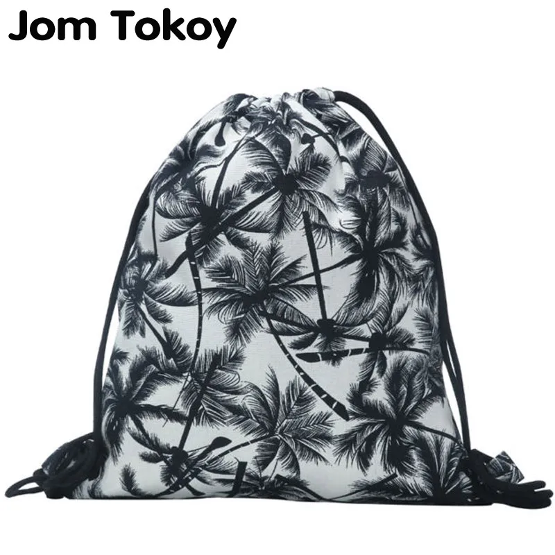 2018 Новая мода рюкзак 3D печать путешествия softback человек для женщин harajuku drawstring сумка Мужская Холст drawstring рюкзаки - изображение