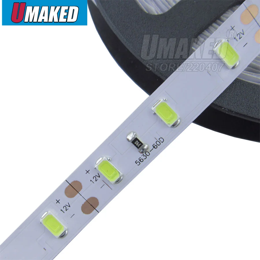 100 м Светодиодная лента 5630 SMD DC12V 300 светодиодов Гибкие 5730 Ленточные светодиодные