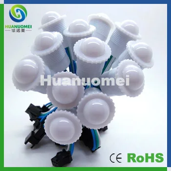 

Free Shipping ! ws2811 RGB led pixel module SMD 1led 16mm full color led pixel light Milky cover 0.3W DC5V