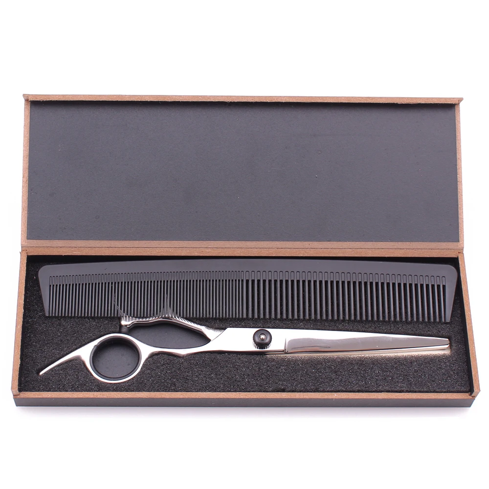 100Pcs Wholesale Wooden Case Barber Scissors Bag Barber Boutique Wooden Boxes Styling Tool Kit for Shears Hair Scissors C6901