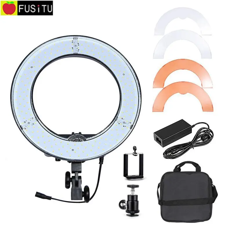 

RL-12 12'' 180 pcs Lamp LED Video Ring Light 5500K Outdoor Video Photography Lighting Kit