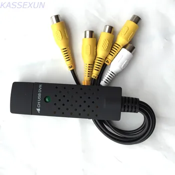 

4 CH USB Video audio capture card, record 4 ch/ 25fps, Free shipping